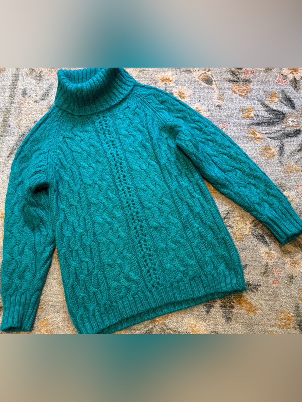 Express Tricot Vintage Mohair Sweater Small Tunic Turtleneck